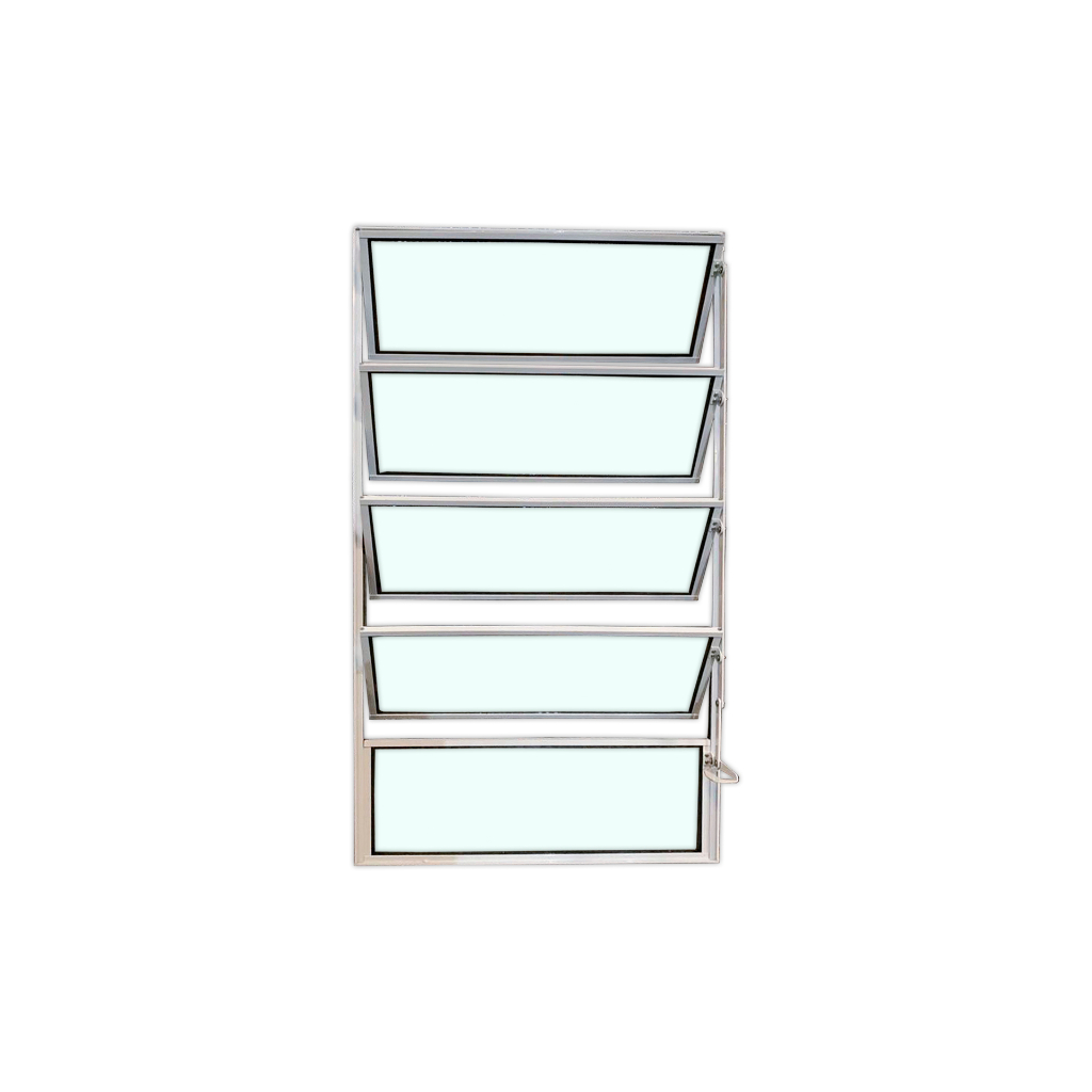 Vitro Basculante 100 x 60 Alumínio Branco Vidro Liso em Oferta na Shopee