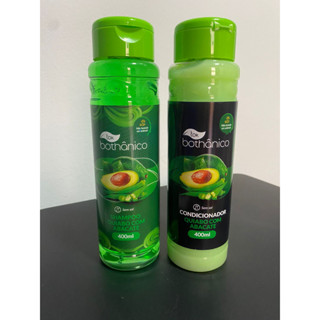 Shampoo e condicionador tok bothanico 400 ml quiabo com abacate sem sal