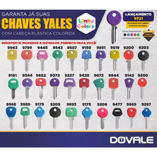 Kit de Chave Virgem Para Chaveiros Iniciantes 10 unidades - Pronta Entrega