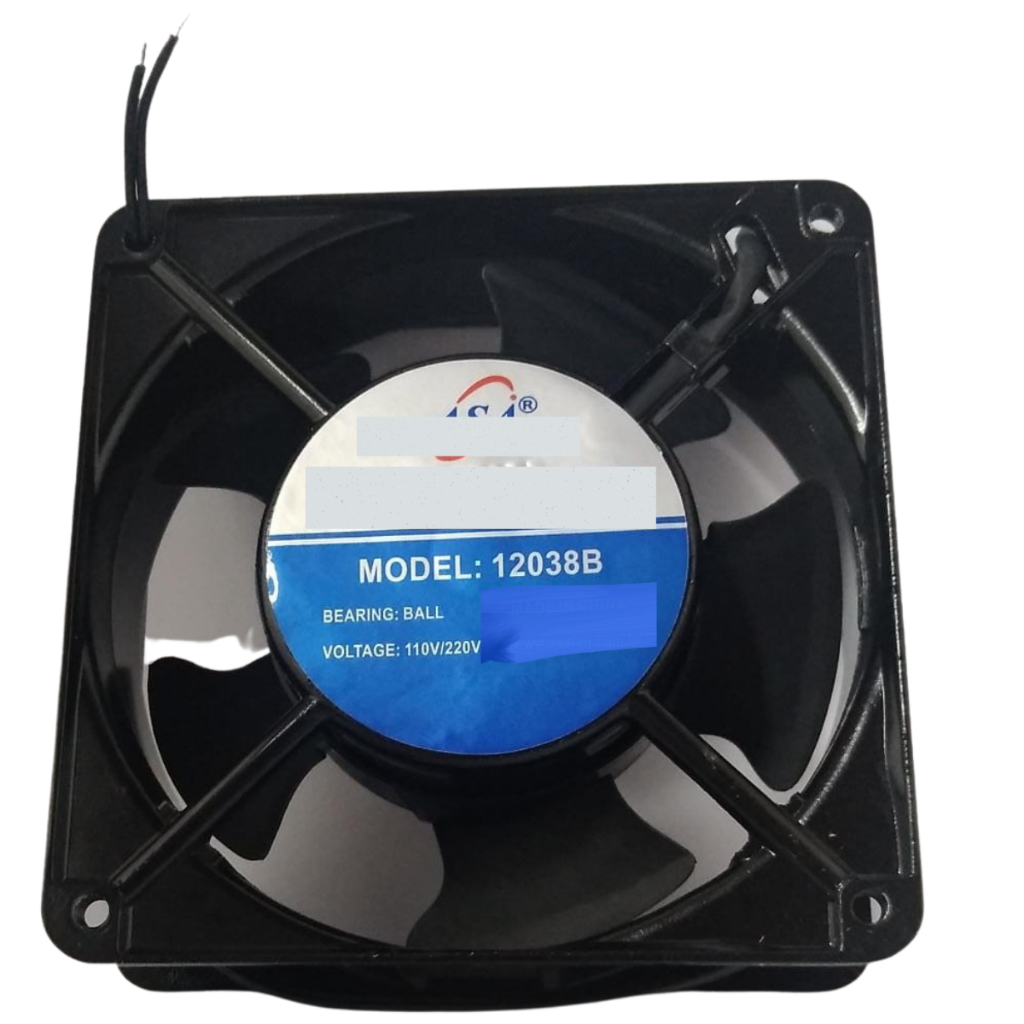 Cooler Ventilador Fan Microventilador Maquina Solda Chocadeira 120x120x38 Bivolt 2 fios