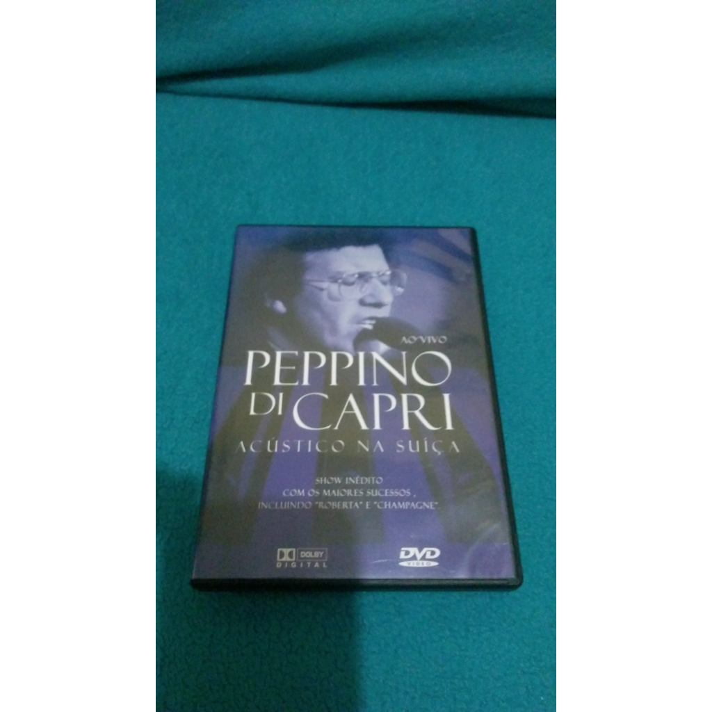 DVD, PEPPINO DI CAPRI ACUSTICO NA SUIÇA