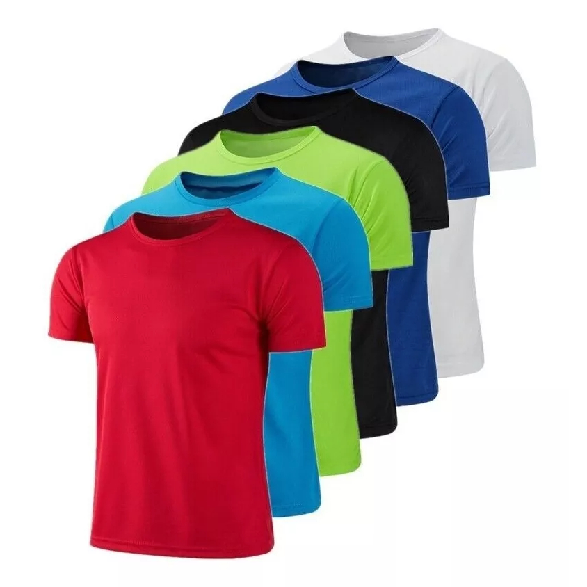 Kit 5 Camisetas Infantil Masculina Menino Dry Fit Levinha Premium Confortável Básica Escola Otima Para Dia A Dia Esporte