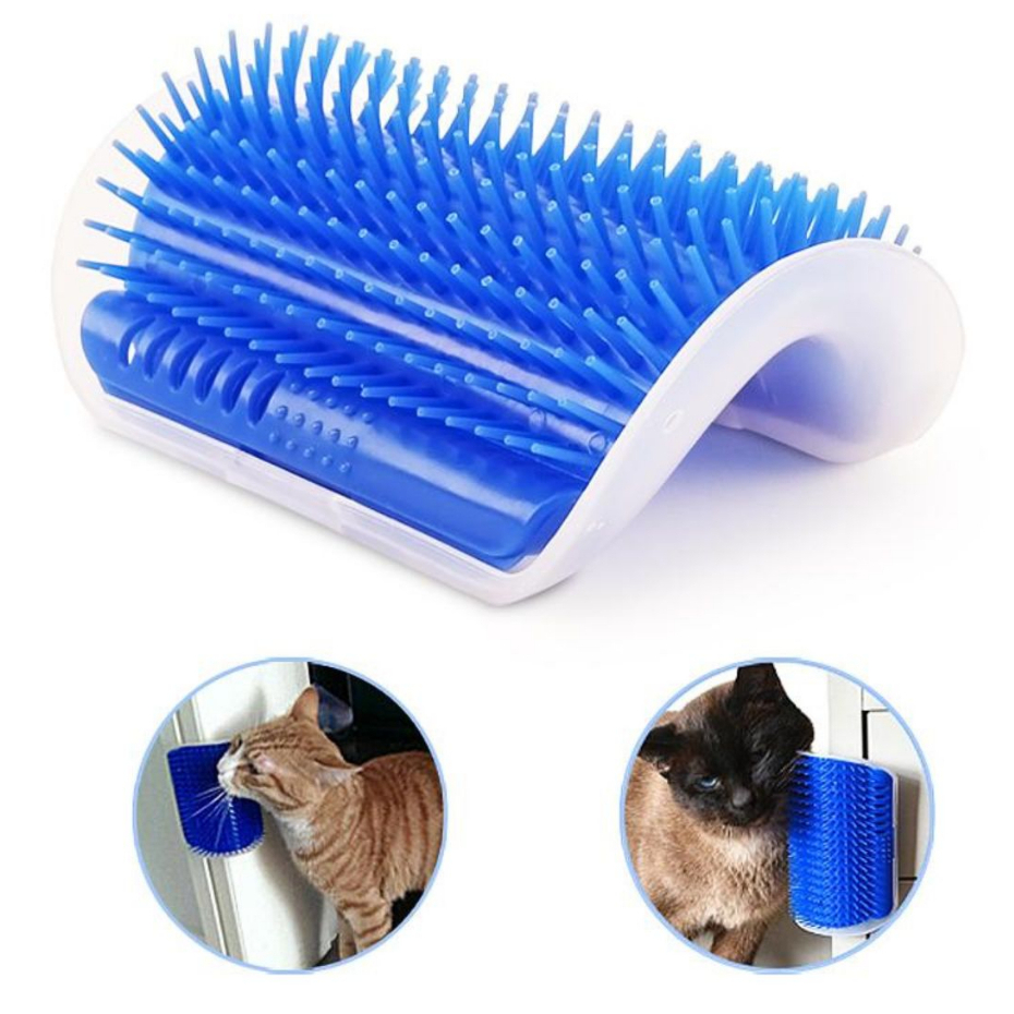 Escova Massageadora de Canto Parede Para Gatos em Oferta na Shopee