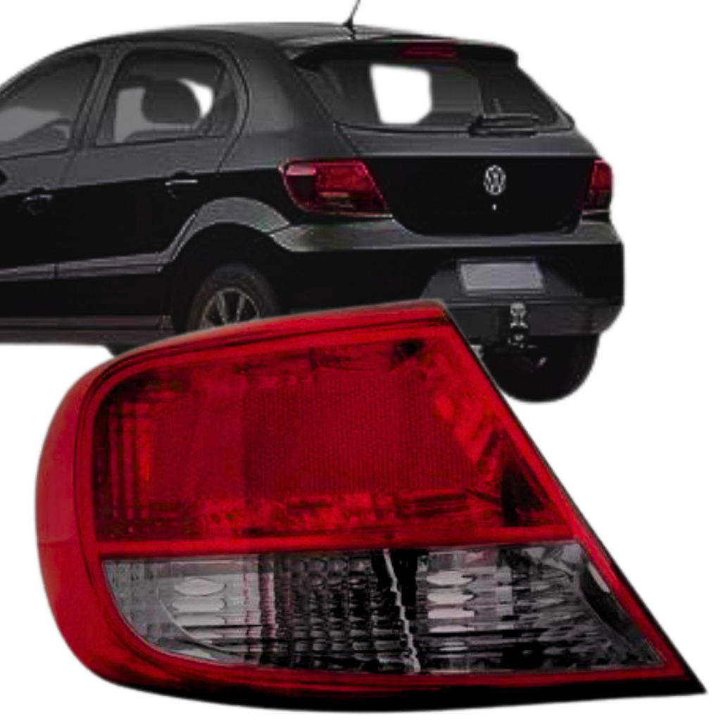 Lanterna Traseira Gol G5 2009 2010 2011 2012 Cor Fumê Lado Esquerdo Motorista