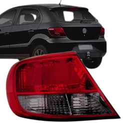 Lanterna Traseira Gol G5 2009 2010 2011 2012 Cor Fumê Lado Esquerdo Motorista