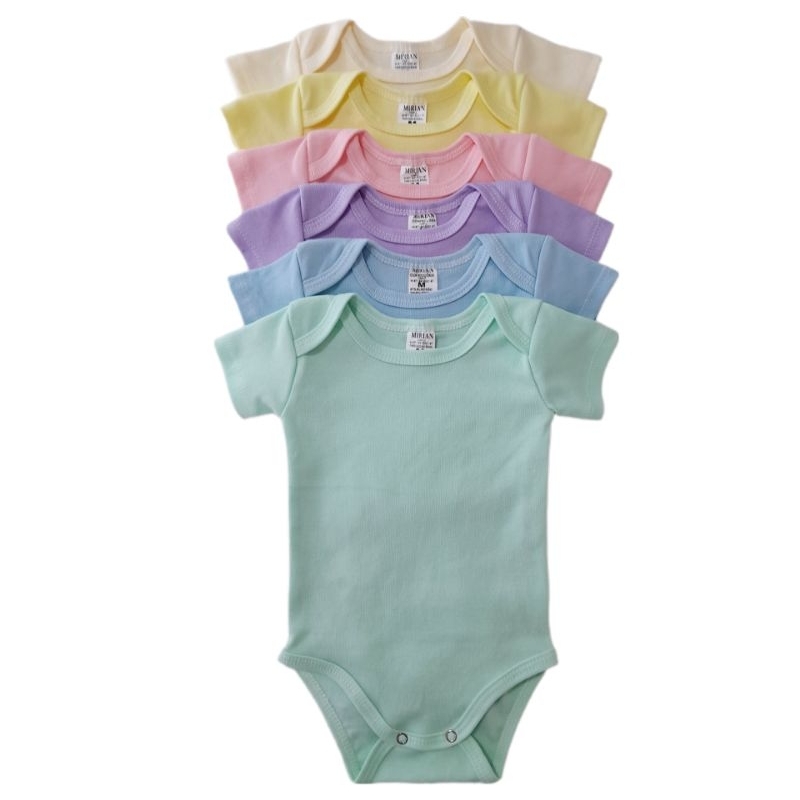 body canelado bebe manga curta em Oferta na Shopee