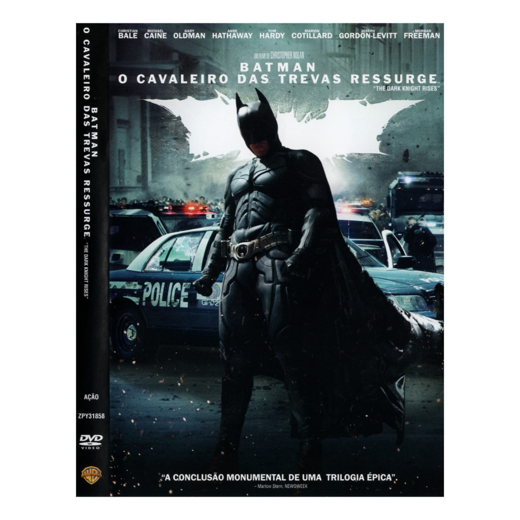 Dvd: Batman: O Cavaleiro Das Trevas Ressurge (2012) Dublado E Legendado