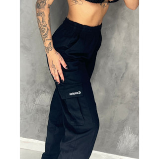 Calça Cargo COMPTON FEMININA Sarja Duas Cores Disponivel Exclusiva Dhstorebr
