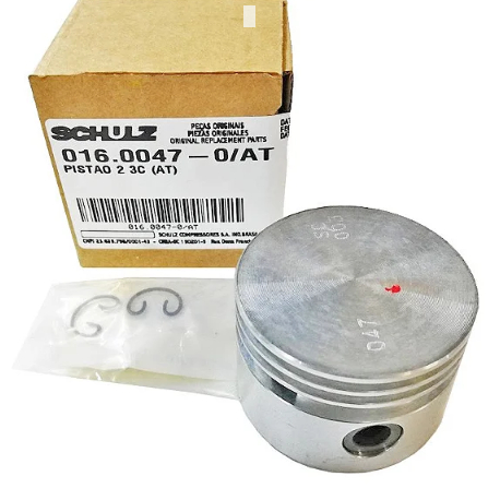 Pistão Compressor Schulz Msl 10 Ml Mundial 016.0047-0/at -  ORIGINAL SCHULZ