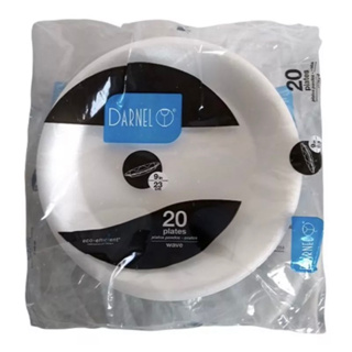 200 Prato De Isopor Refeição 23 Cm - Festa Descartável darnel em Oferta na Shopee