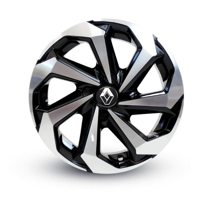 Jogo 4 Calota Aro 13/14/15 Renault Clio Sandero Duster Fluence Logan - Calota Esportiva