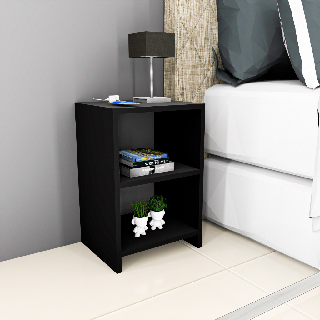 Kit 2 Mesa de Cabeceira/Lateral nicho Quarto com três opções de cor