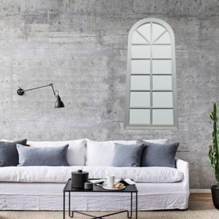 Espelho Veneza Branco C/moldura PVC 33x76cm