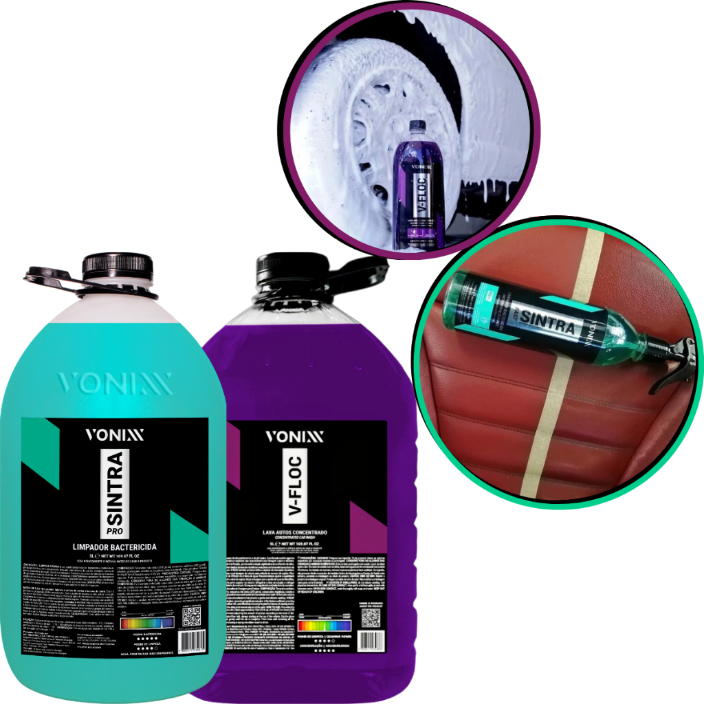 Sintra Pro Limpeza Interna Shampoo V-Floc 5L Concentrado em Oferta na Shopee