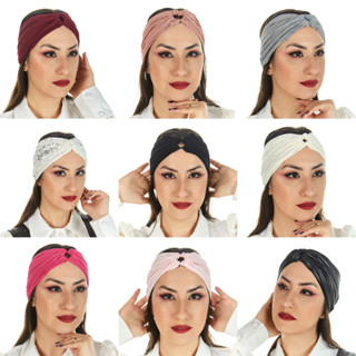 FAIXA TURBANTE 2 em 1 Várias Cores Profissional Odontologia Medicina Estética Salão de Beleza
