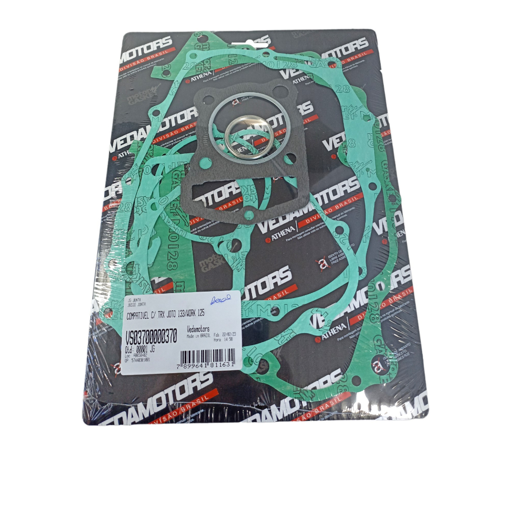 Junta Motor Completo Traxx Joto 133 Work 125 2008 a 2013