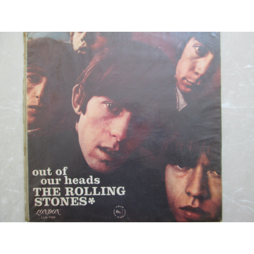 LP Vinil - THE ROLLING STONES / Out Of Our Heads / 1966 / MONO Original / Selo London LLN 7108 / A  Capa Sanduíche e a  Midia do Disco Esta  Exelente / Raridade.