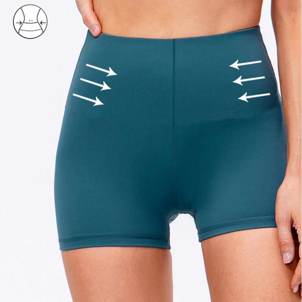 Shorts Legging Cintura Alta Modeladora Empina Bumbum Fitness Academia P-M-G Serve 34-42 Várias Cores