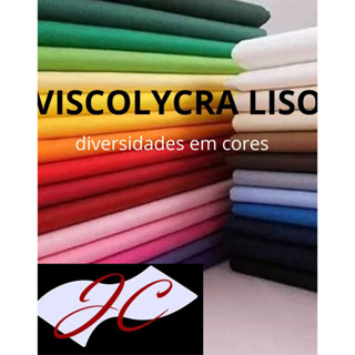 VISCOLYCRA LISO VARIAÇÔES EM CORES