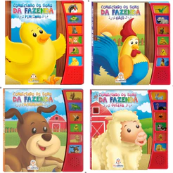 Conhecendo os sons da fazenda e da floresta - Blueditora - Livros Infantis - Literatura infantil