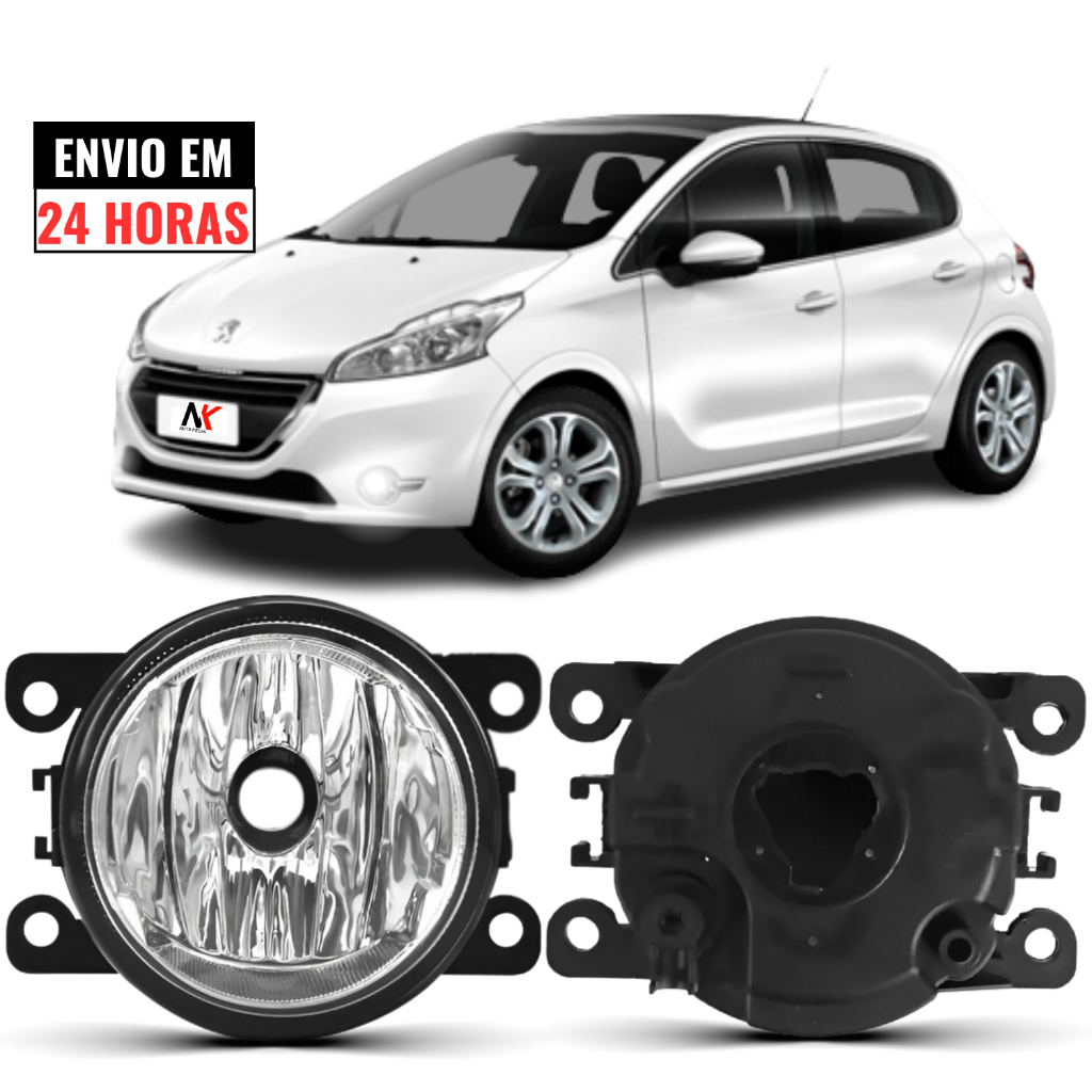 Farol Milha Peugeot 208 2012 2013 2014 2015 2016 em Oferta na Shopee