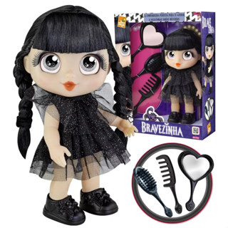 Boneca Bravezinha Em Vinil Com Acessórios Pente Escova e Espelho- Envio Imediato- Bee Toys