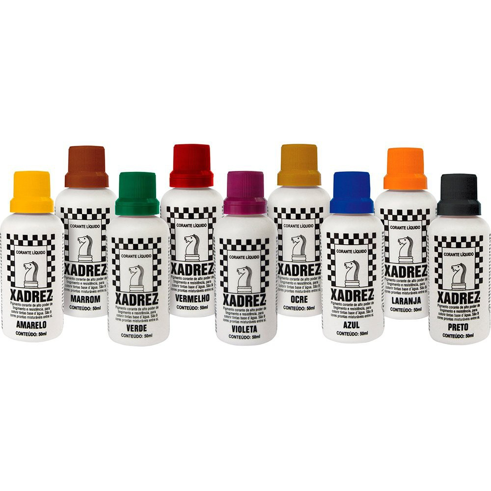 Corante Líquido Xadrez Bisnaga 50 Ml