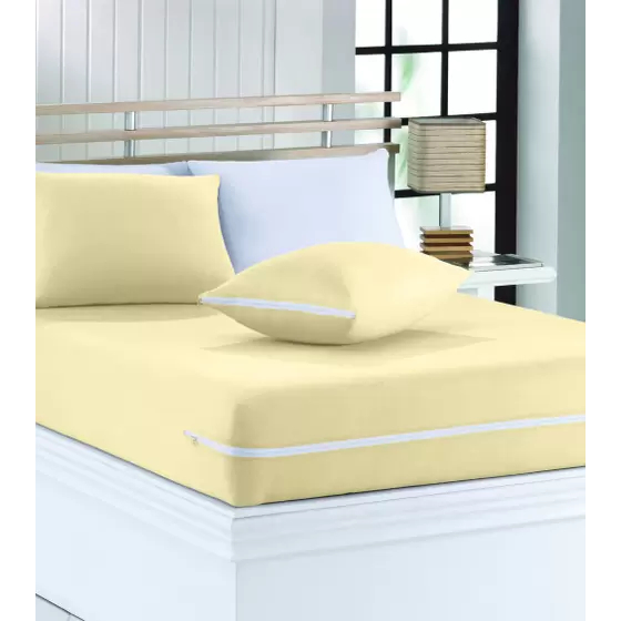 Capa Para Colchão Queen com ziper capa protetora Atual 100% Algodão