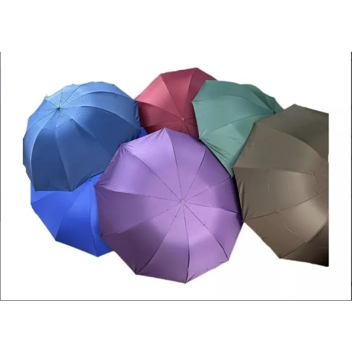 Sombrinha Guarda Chuva Grande Reforçado Liso Dobrável Masculina Feminina