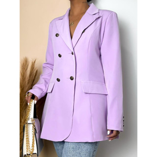 AS1180Blazer Feminino/Alfaiataria/Manga Longa/Elegante/Confortavel/alfataria/Chique/addmoda