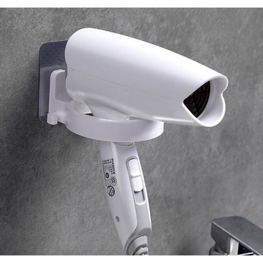 Suporte Porta Secador De Cabelo Adesivo De Parede Sem Furos