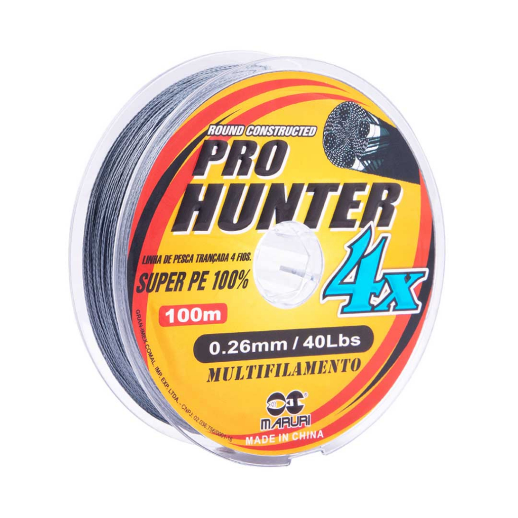 Linha De Multifilamento Pró Hunter  PE 4x - 100m