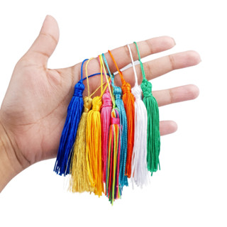 Pingente De Seda Tassel - Franja - 7 Cm Com 100 Unidades - Sortido - Criar