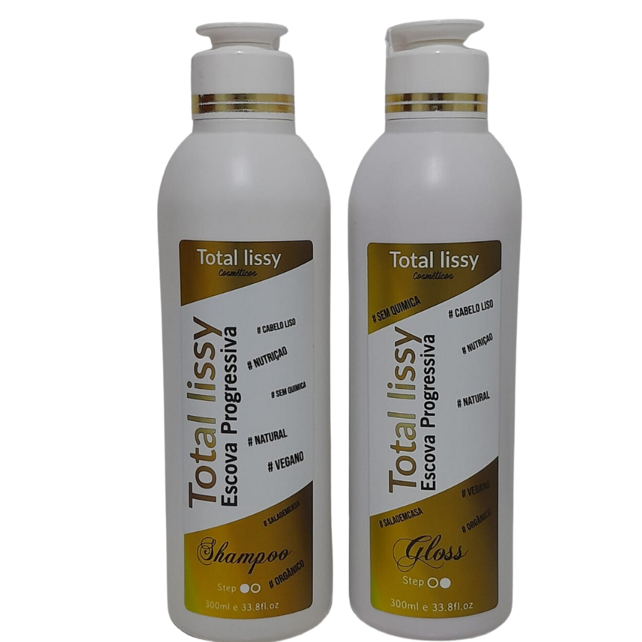 progressiva no chuveiro cabelo liso em casa escova sem formol 2x300ml liso garantido