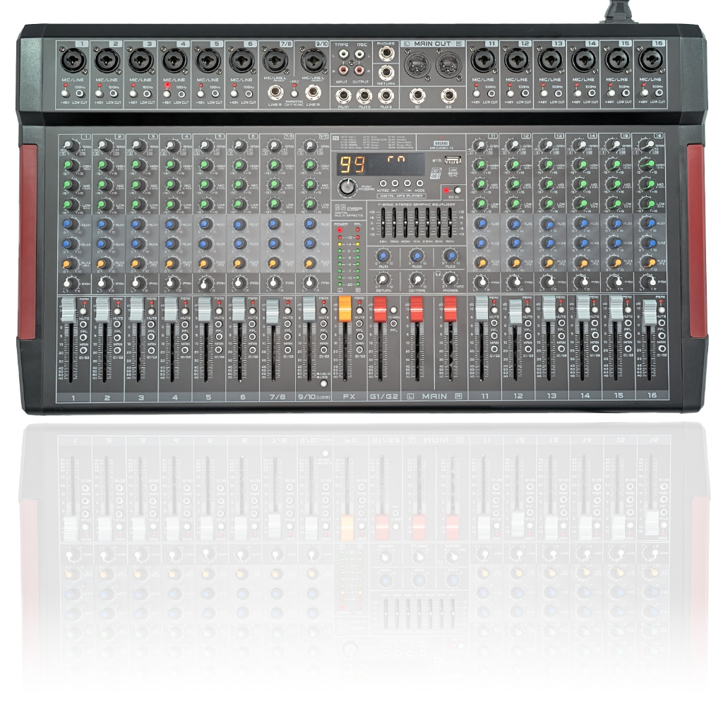 Mesa De Som Interface 16 Canais Arcano AM-DAIMO-16 Bivolt em Oferta na Shopee