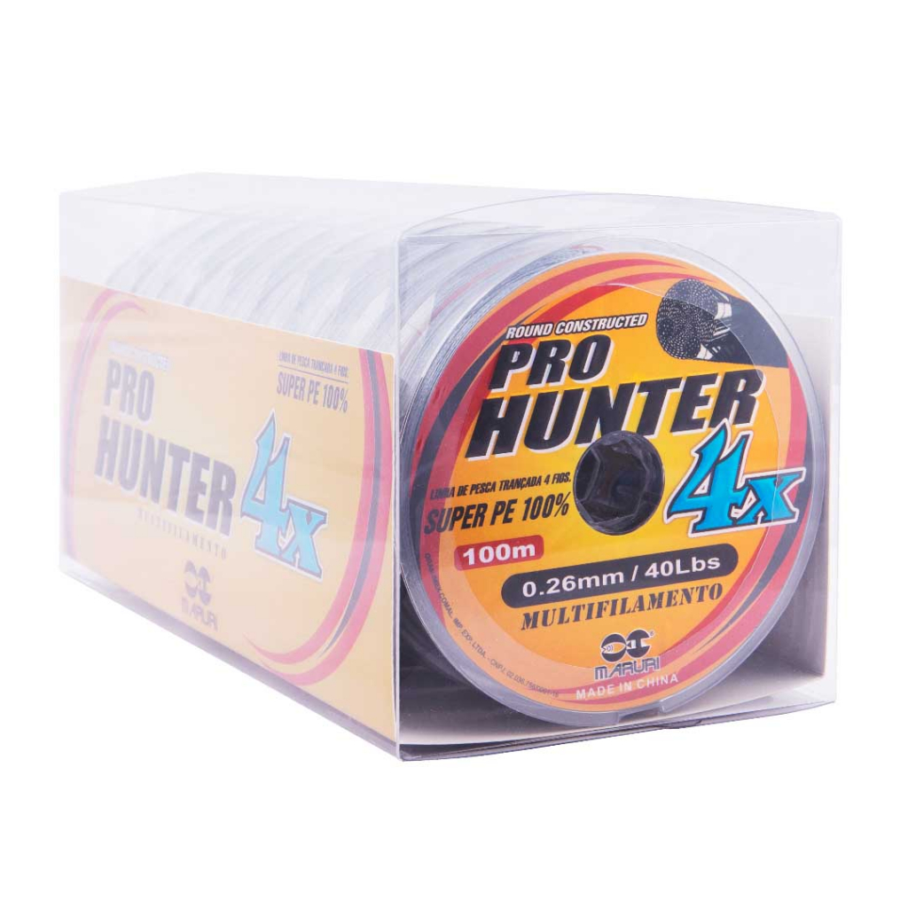 Caixa de Linha Multifilamento PRO HUNTER PE 4x - 1000mts