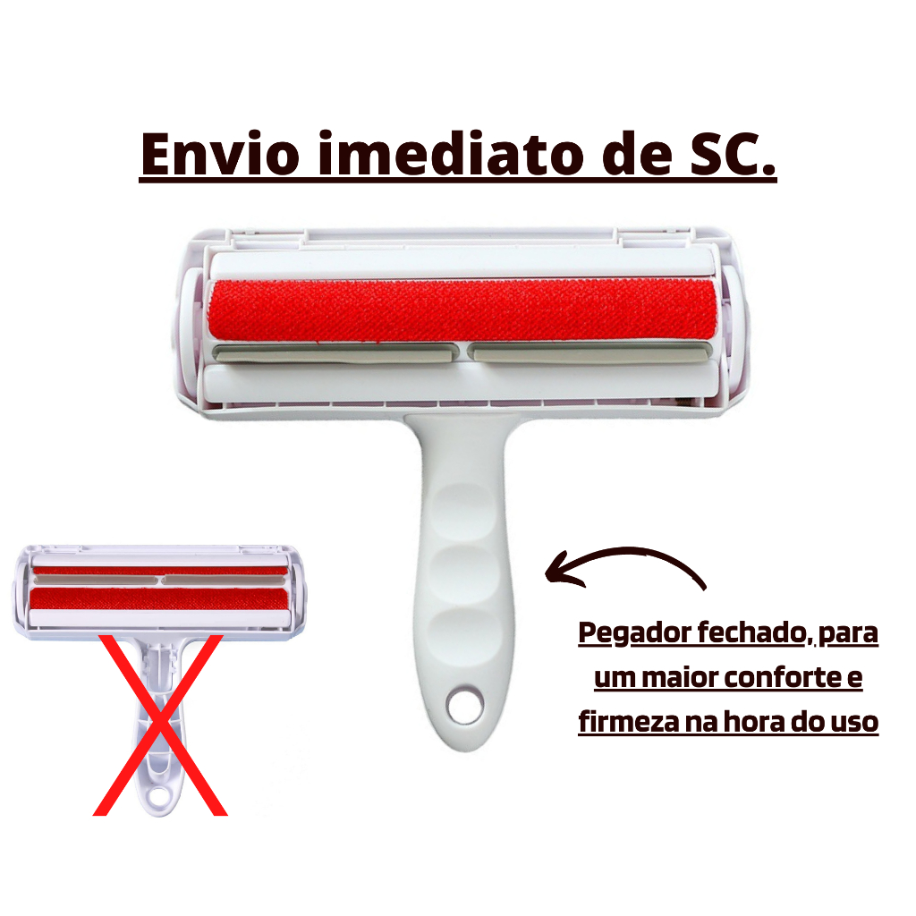 Rolo tira pelos Removedor De Pelo Pet de Gato e Cachorro Rolo Removedor pet
