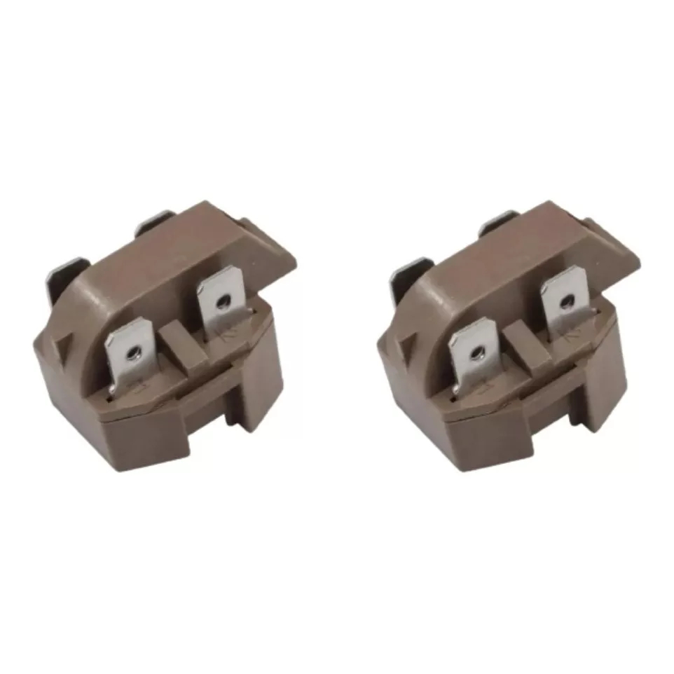 Kit 2 unidades Rele De Partida Ptc Universal 1/4 A 1/8 4 Pinos 127v