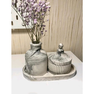 Kit 3 Moldes Silicone Bandeja Porta Joias Vasos Decoração Aparador Buffet