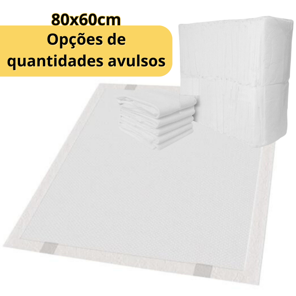 Tapete Higiênico 80 x 60 cm Para Cães Avulsos - Escolha a quantidade em Oferta na Shopee