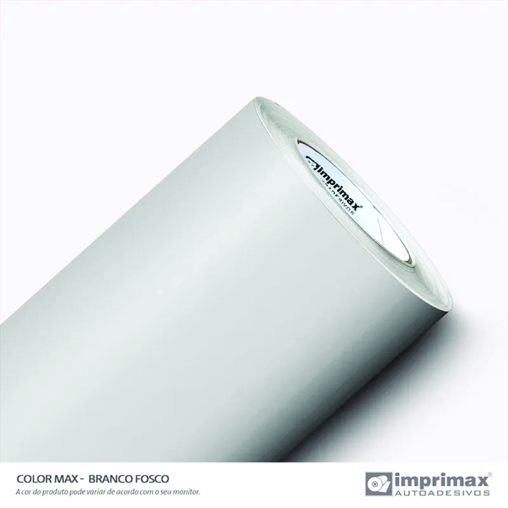 Adesivo Branco Fosco - Vinílico Envelopamento Móveis - 3m X 50cm