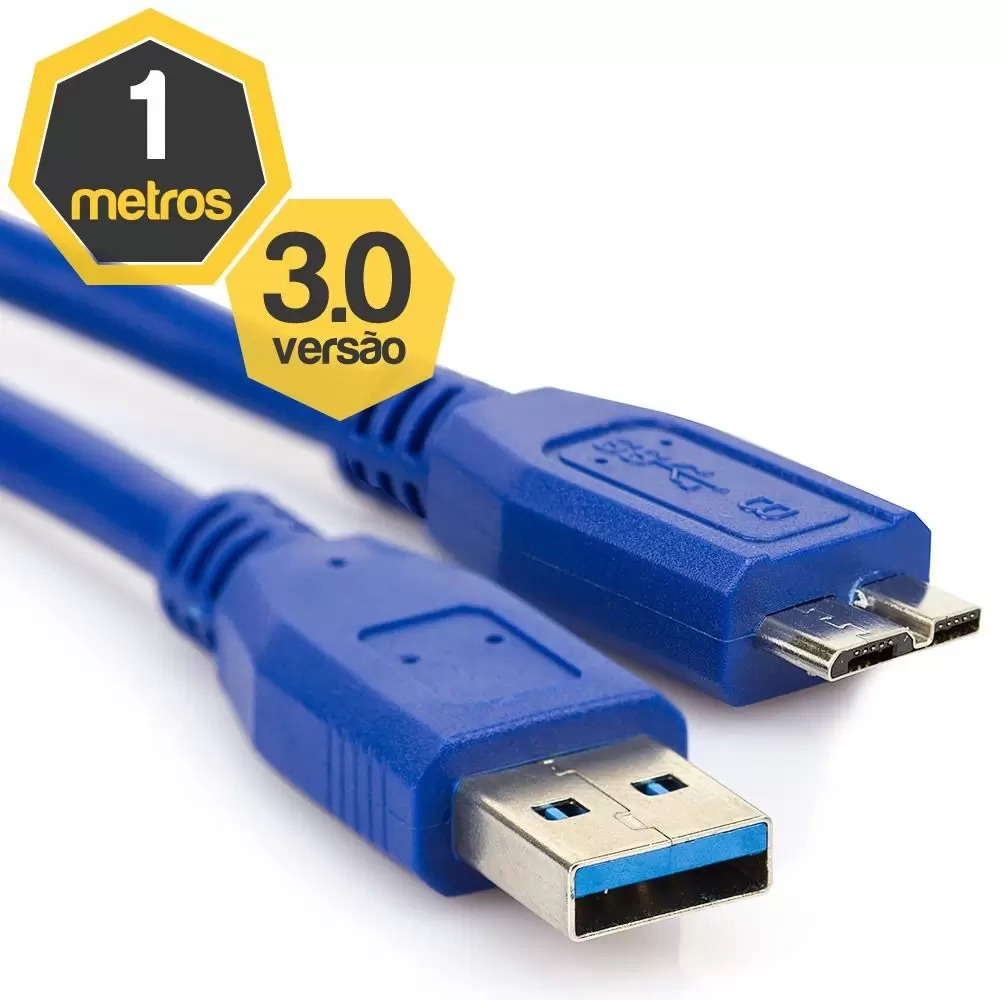 Cabo Usb 3.0 Hd Externo 1 Metro