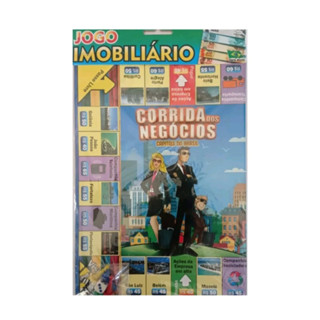 BANCO IMOBILIÁRIO COM TABULEIRO (130 peças) 1 UND