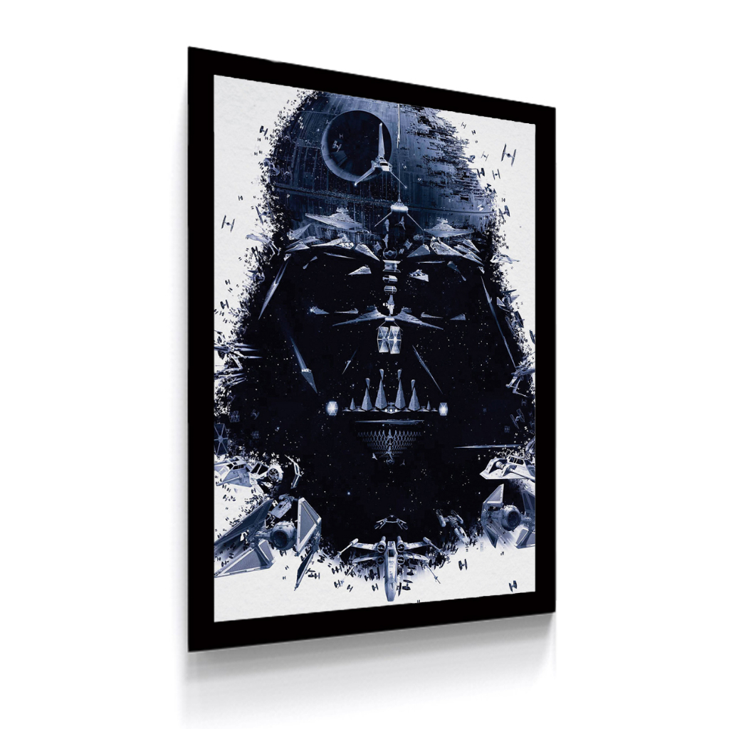 Quadro Decorativo Star Wars Darth Vader Tamanho 30x42 cm A3