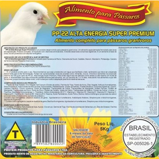 Ração Farinhada p/ canário 5kg Premium OFERTA em Oferta na Shopee