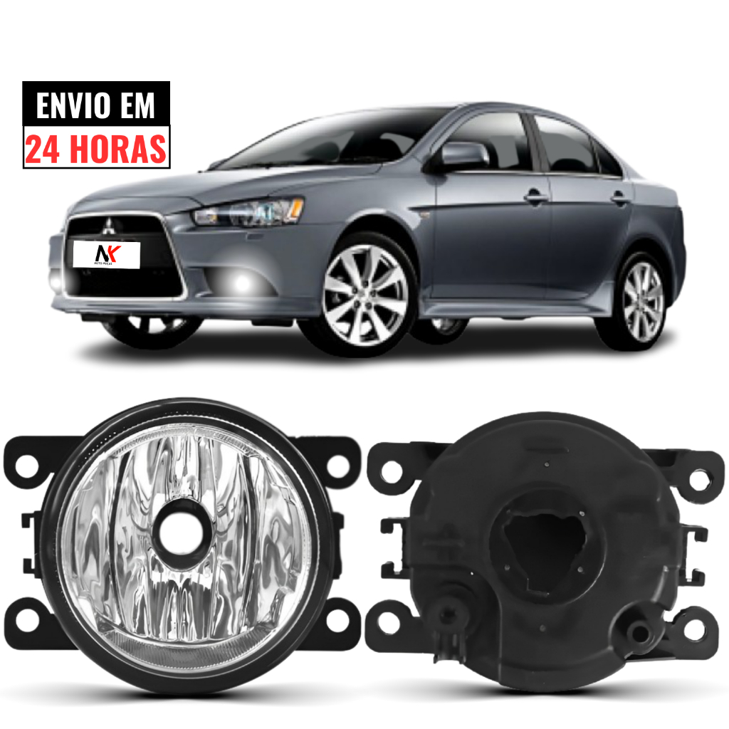 Farol Milha Mitsubishi Lancer Gt 2012 2013 2014 2015