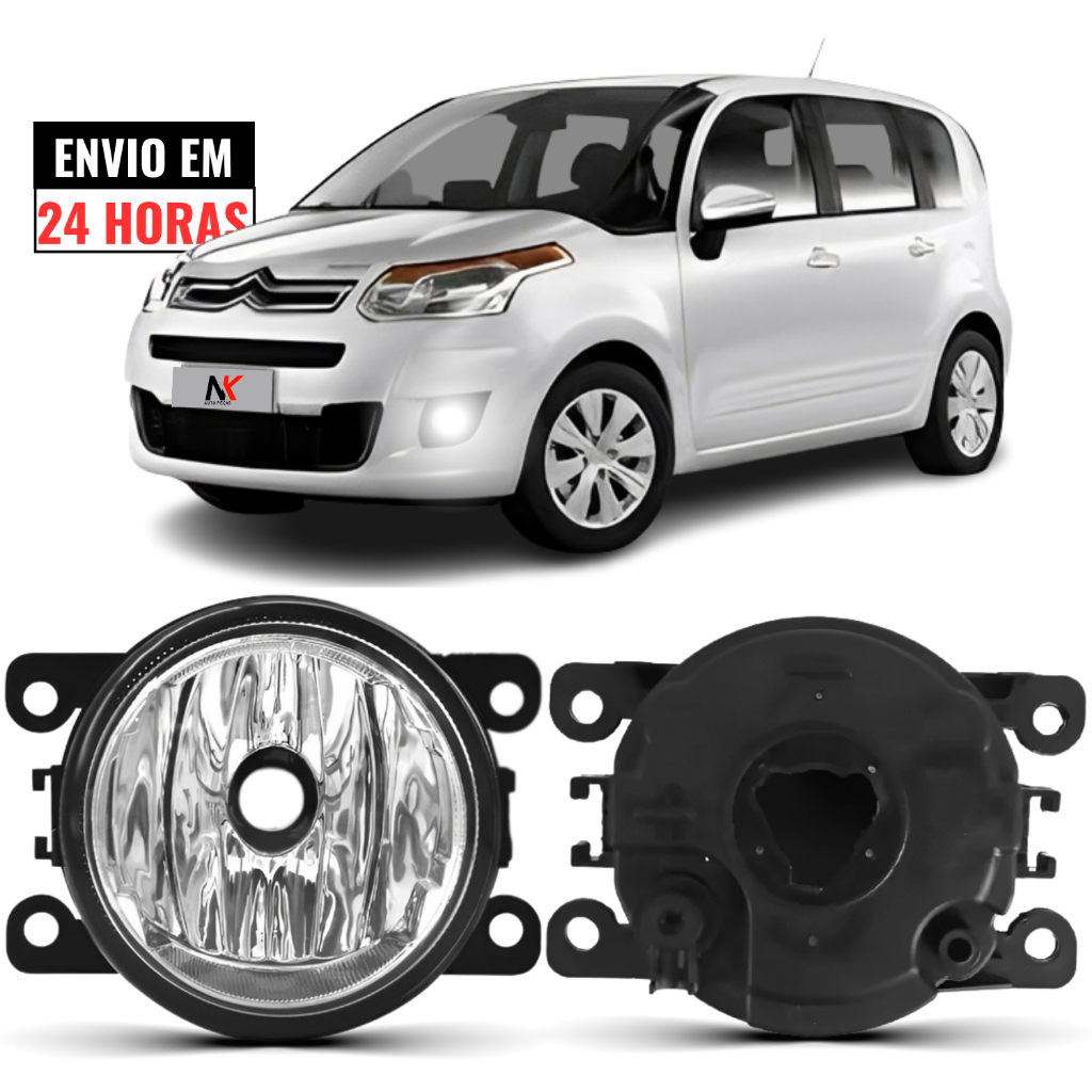 Farol Milha Citroen C3 Picasso 2013 2014 2015 em Oferta na Shopee