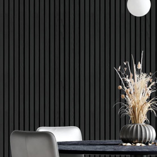 Papel de Parede  Madeira  Ripado Cinza Escuro  5 METROS x 45CM Adesivo Autocolante para Sala, Quarto em Oferta na Shopee