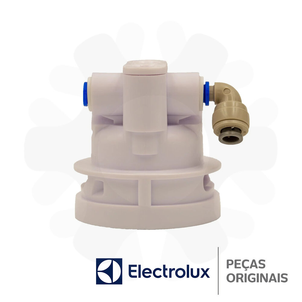 Base Cabeçote Purificador De Água Electrolux PE11B PE11X PH41B PH41X PC41B PC41X PE12B PE12G - 12163200000552 - A11954101