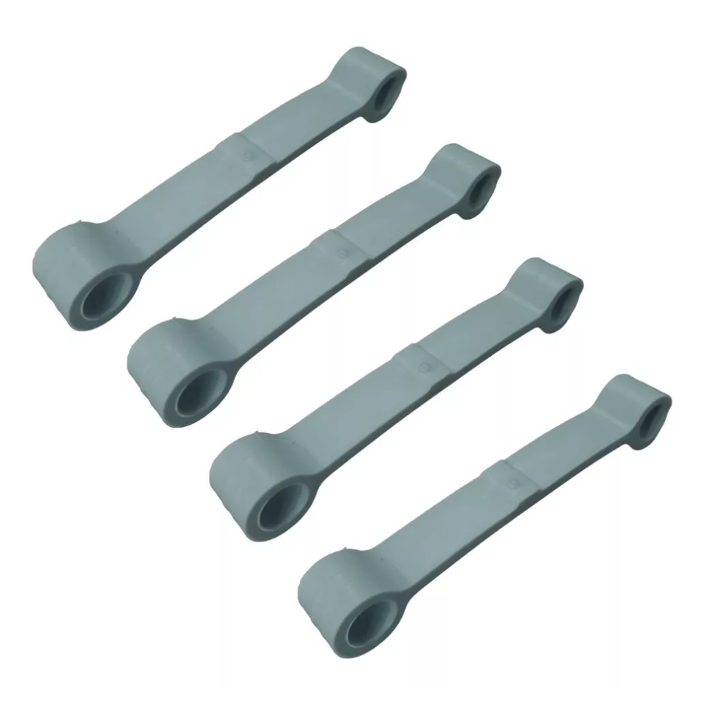 Kit 4 tirantes Cinzas de suspensão para lavadoras Brastemp Consul